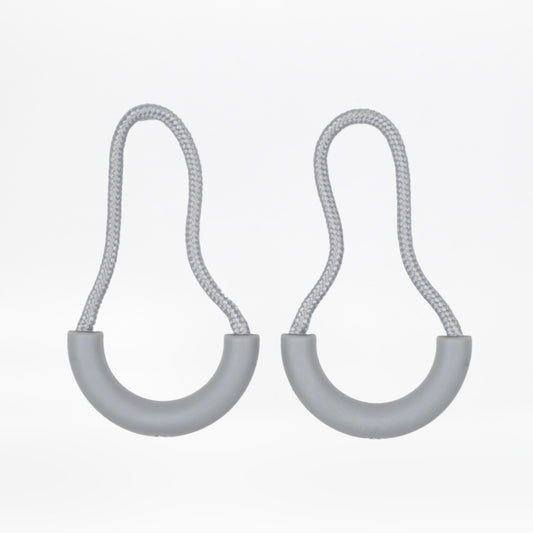 Light Grey BILLY Loop Zipper Pull