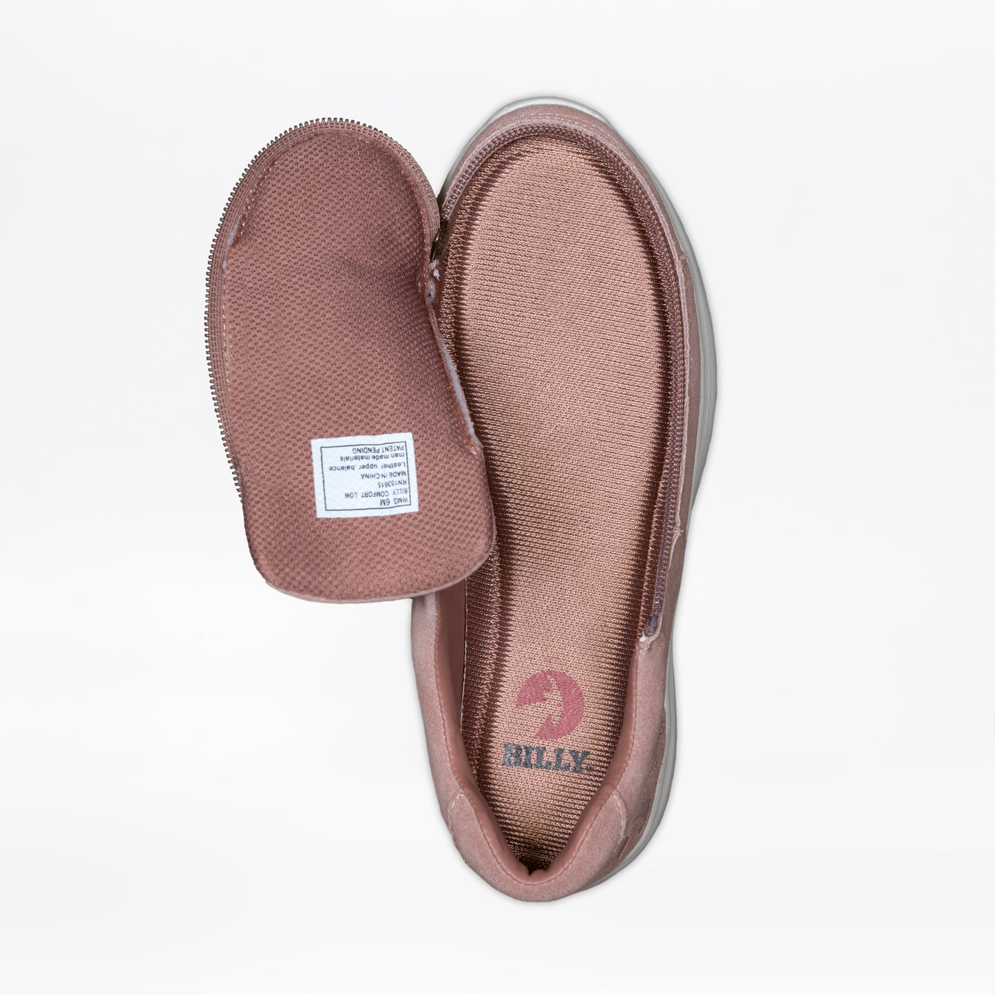 SALE - Women's Blush Suede BILLY Comfort Low