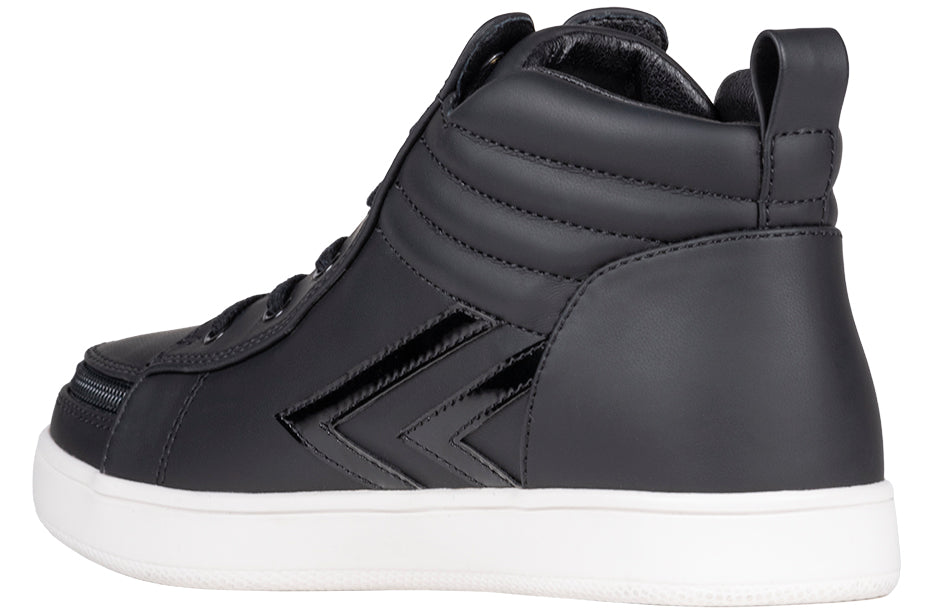 Women's Black/Patent BILLY CS Sneaker Mid Tops