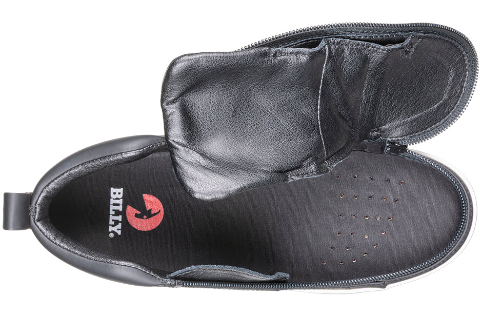Women's Black/Patent BILLY CS Sneaker Mid Tops