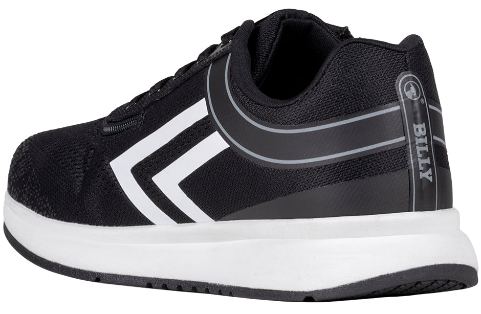 Women's Black/White BILLY Comfort Inclusion Athletic Sneakers (Extra-Wide Only)