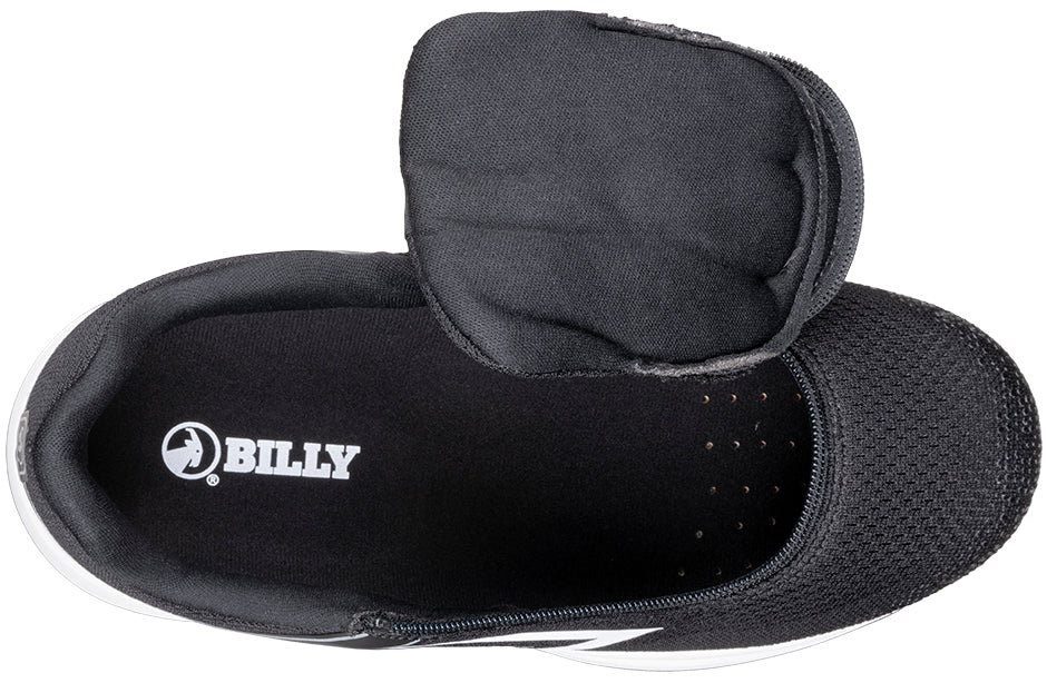 Women's Black/White BILLY Comfort Inclusion Athletic Sneakers (Extra-Wide Only)