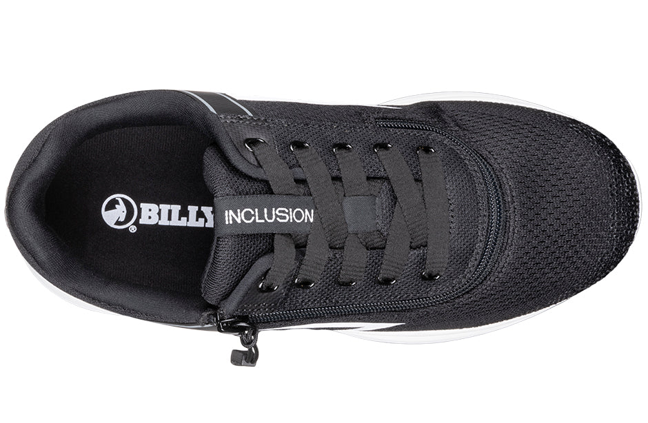 Women's Black/White BILLY Comfort Inclusion Athletic Sneakers (Extra-Wide Only)