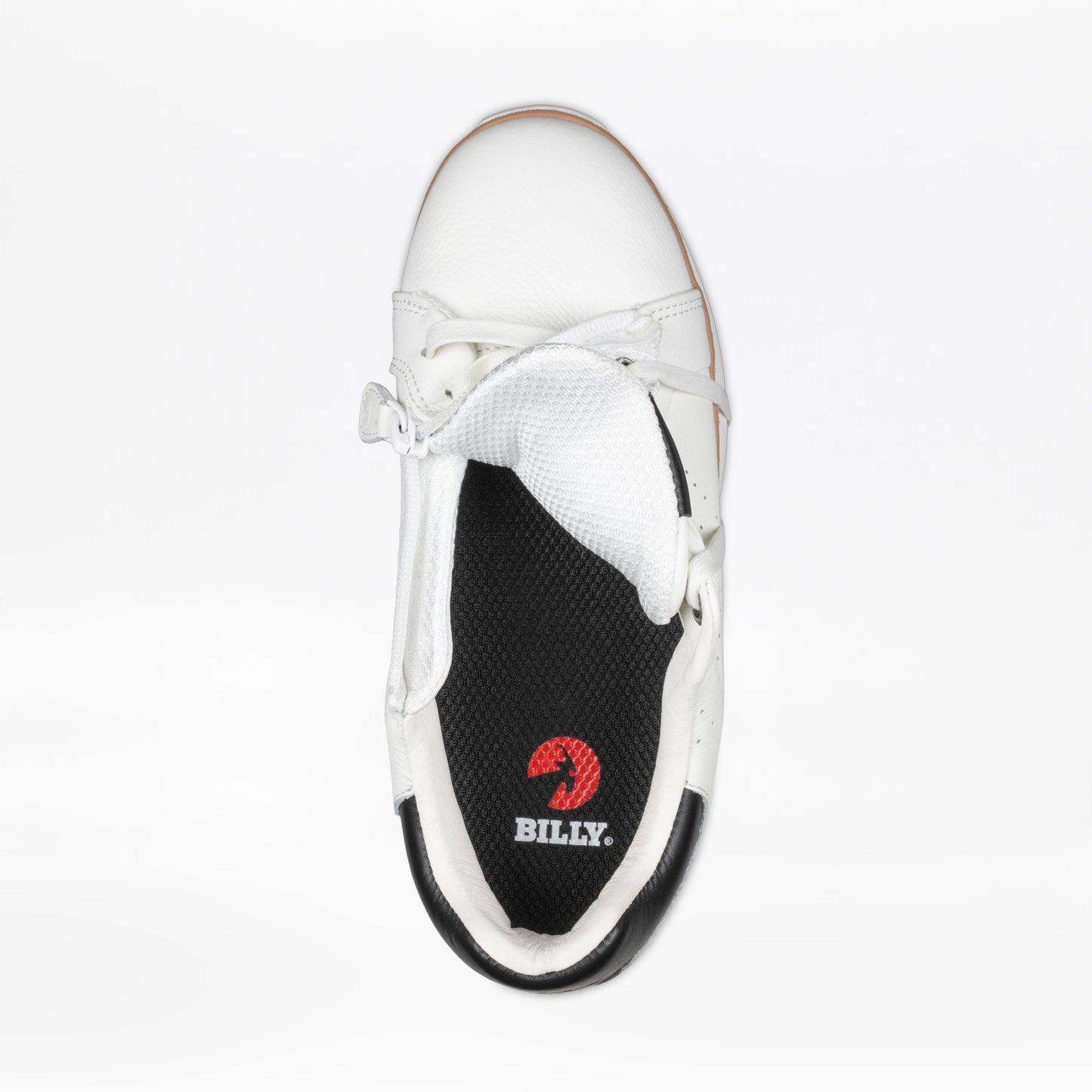 Women's White Leather BILLY Comfort Luxe