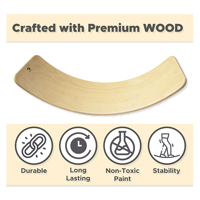 BILLY Balance Board Natural Wood