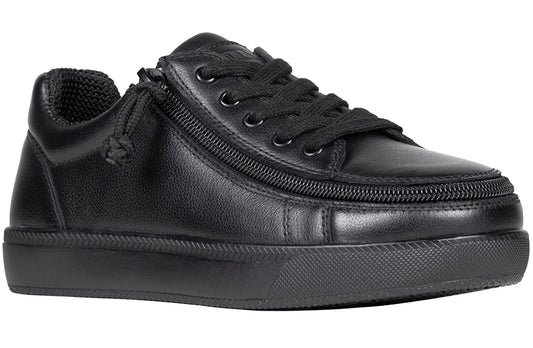Black to the Floor Leather BILLY Classic D|R II Low Tops