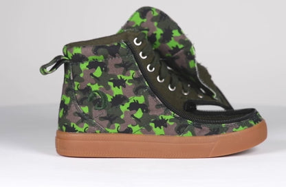 FINAL SALE - Green Dino BILLY Classic Lace High Tops