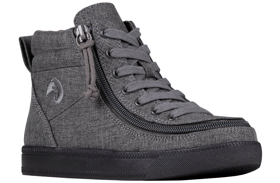 FINAL SALE - Grey Jersey BILLY Classic Lace High Tops – BILLY Footwear