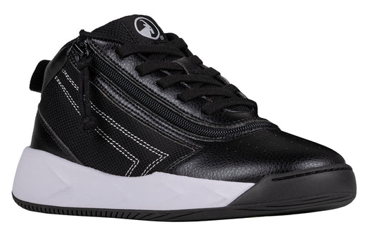 FINAL SALE  - Black/White BILLY Sport Hoop Athletic Sneakers