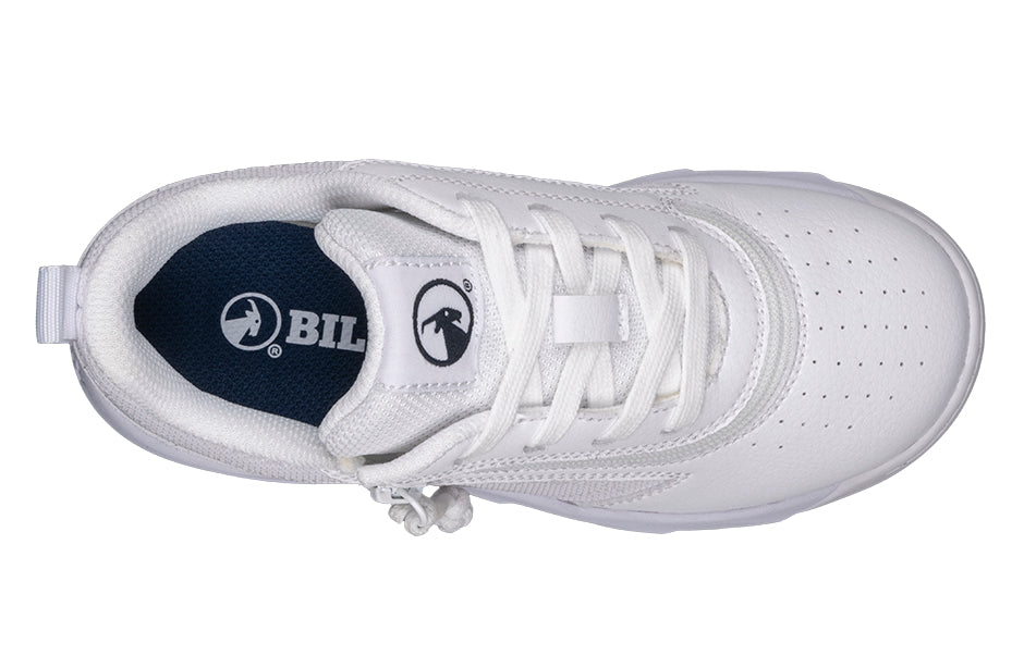 FINAL SALE - White/Navy BILLY Sport Court Athletic Sneakers