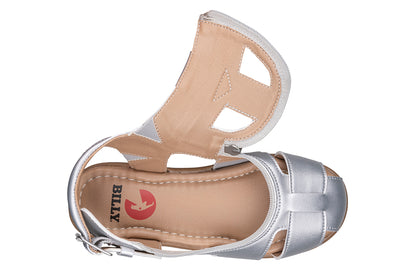FINAL SALE - Silver BILLY Sandals