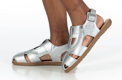 FINAL SALE - Silver BILLY Sandals
