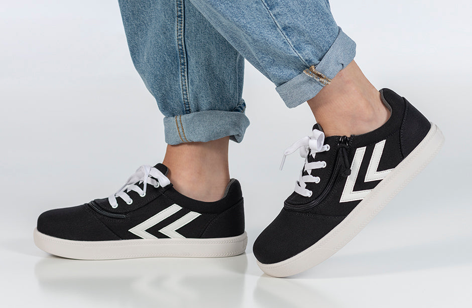 FINAL SALE - Black/White BILLY CS Sneaker Low Tops