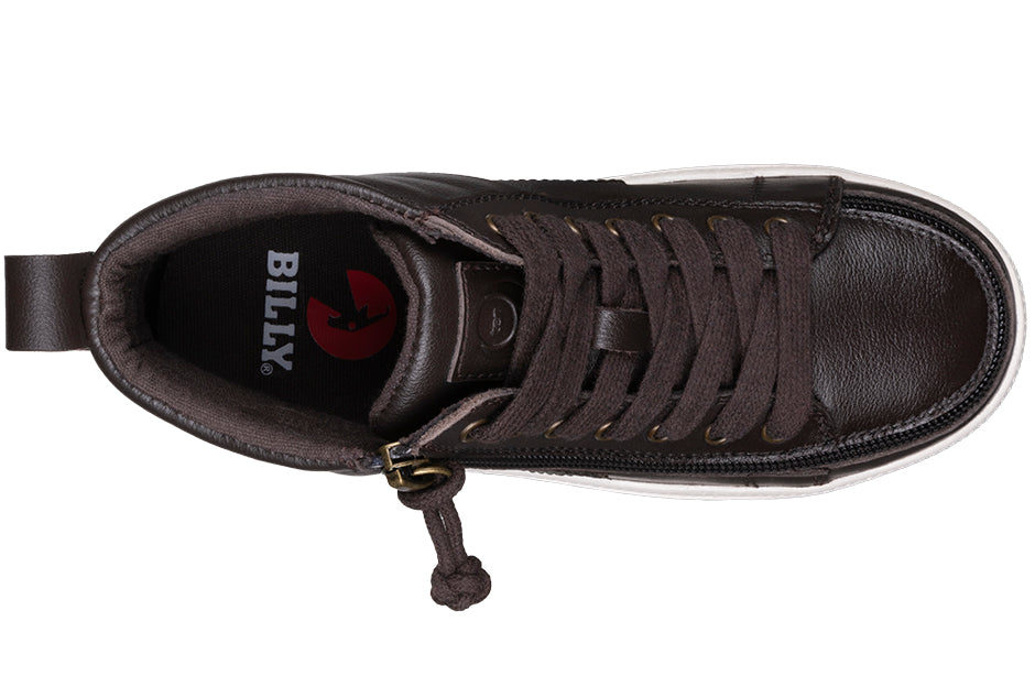 FINAL SALE - Brown Leather BILLY Ten9 CS Sneaker High Tops
