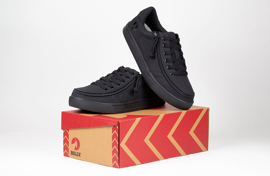 Men's Black to the Floor BILLY Classic Lace Lows (New Outsole) - BILLY Footwear