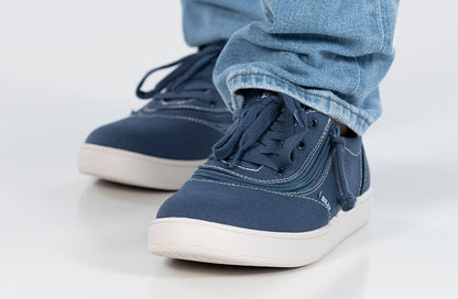 SALE - Men's Blue/White Stitch BILLY Sneaker Low Tops