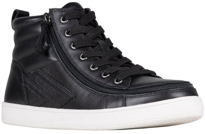 FINAL SALE - Men's Black Leather BILLY Ten9 CS Sneaker High Tops