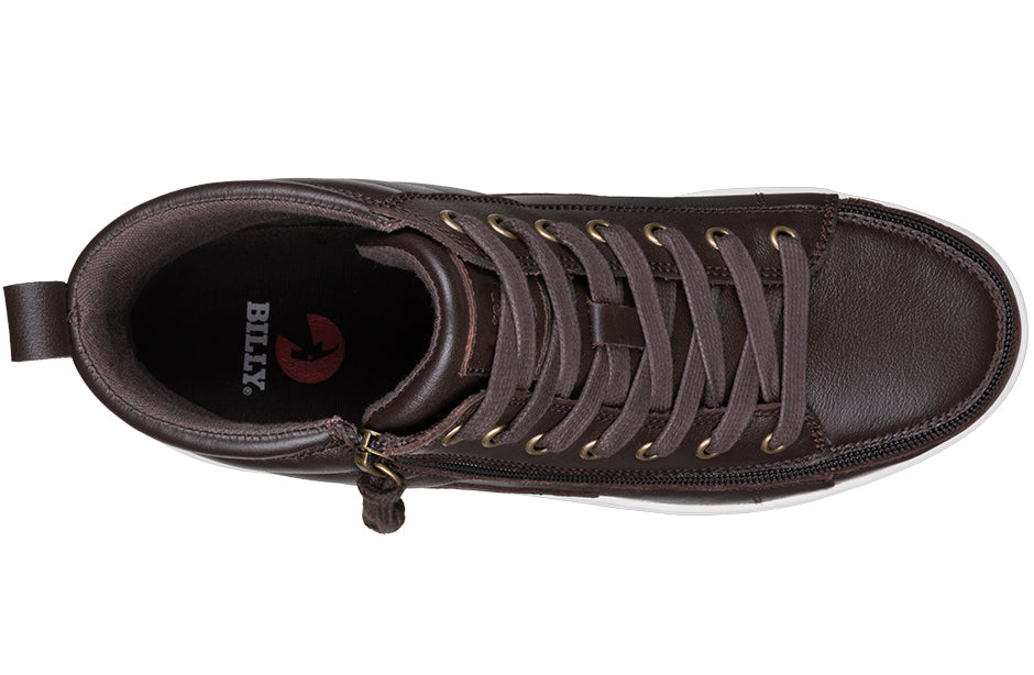 FINAL SALE - Men's Brown Leather BILLY Ten9 CS Sneaker High Tops