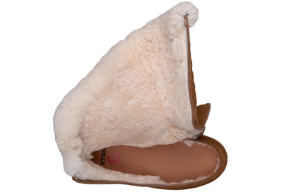 FINAL SALE - Women's Chestnut BILLY Cozy Quilt Lux Boots