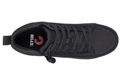 FINAL SALE - Women's Black to the Floor BILLY Sneaker Lace Mid Tops