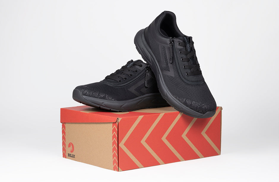 FINAL SALE - Men's Black to the Floor BILLY Sport Inclusion Too Athletic Sneakers