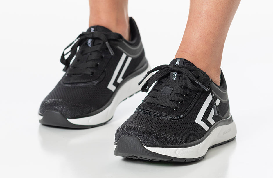 FINAL SALE - Women's Black/White BILLY Sport Inclusion Too Athletic Sneakers