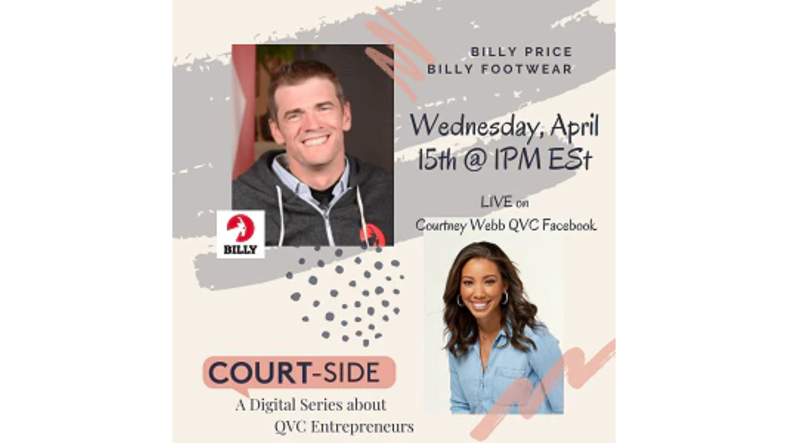Billy Price, Co-Founder of BILLY Footwear (functional, fashionable, and inclusive for everyone.)