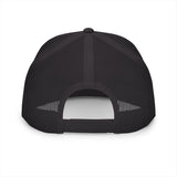 BILLY 5 Panel Flat Bill Trucker Cap (Red Goat - Embroidery) — AVAILABLE IN 13 COLORS
