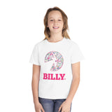 BILLY Youth Midweight Tee (Sasha Splatter - Pink Print)