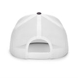 BILLY 5 Panel Flat Bill Trucker Cap (Red Goat - Embroidery) — AVAILABLE IN 13 COLORS