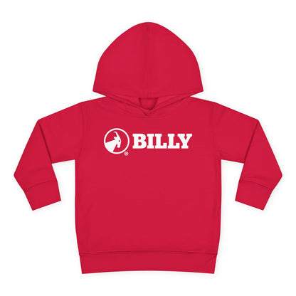 BILLY Core Toddler Pullover Fleece Hoodie (White Horizontal Logo) — AVAILABLE IN 4 COLORS