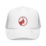 BILLY Foam Trucker Hat (Red Goat - Embroidery) — AVAILABLE IN 5 COLORS