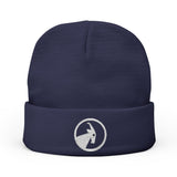 BILLY Knit Beanie (White Goat - Embroidery) — AVAILABLE IN 6 COLORS