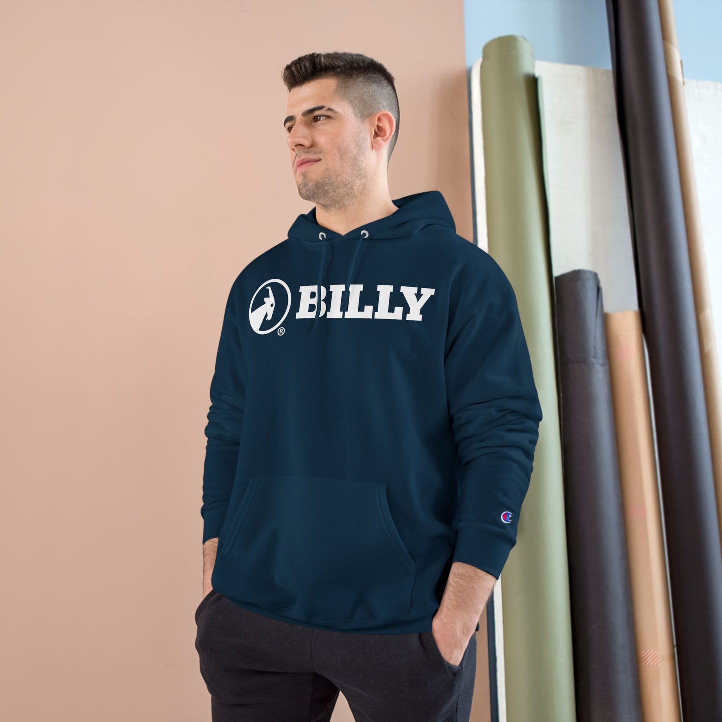 BILLY Core Adult Unisex Hoodie (White Horizontal Logo) - NOW AVAILABLE IN 7 COLORS