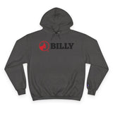 BILLY Core Adult Unisex Hoodie (Red/Black Horizontal Logo)