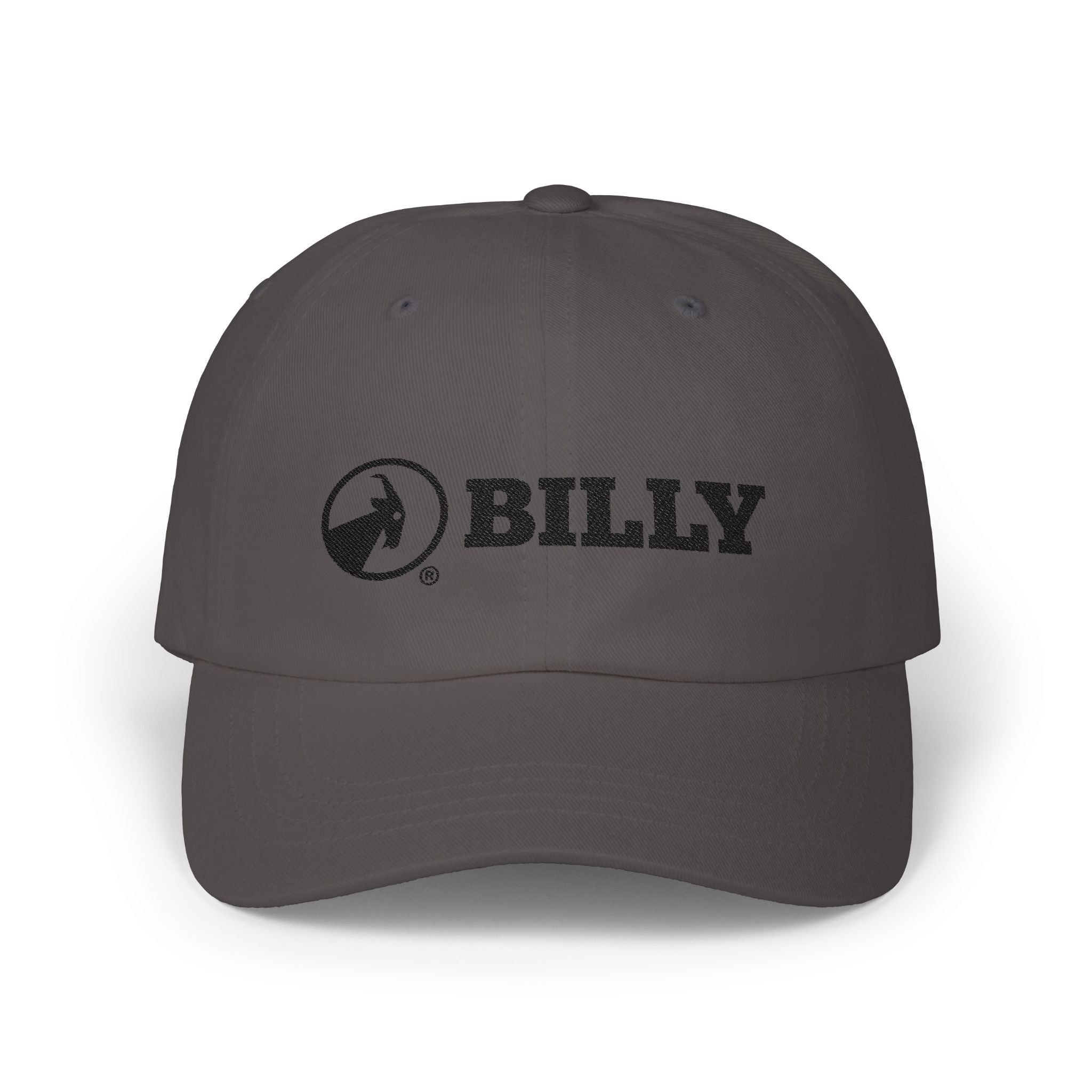 BILLY Classic Cap (Black Horizontal Logo - Embroidery) — AVAILABLE IN 7 COLORS