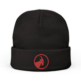 BILLY Knit Beanie  (Red Goat - Embroidery) — AVAILABLE IN 6 COLORS
