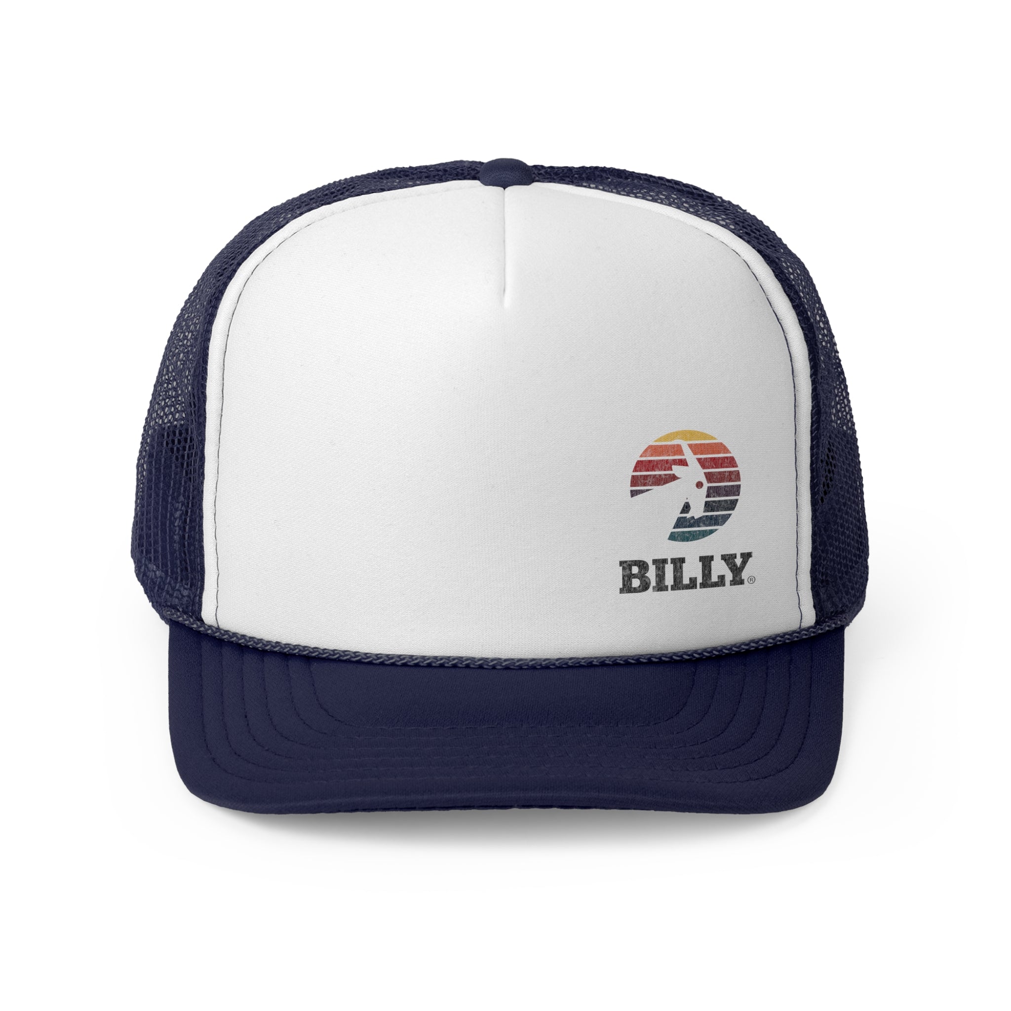 BILLY Foam Trucker Cap (Vintage Logo - Left Print) — AVAILABLE IN 2 COLORS