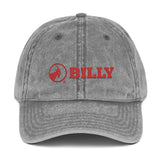 BILLY Vintage Cap (Red Horizontal Logo - Embroidery) — AVAILABLE IN 3 COLORS