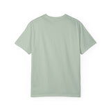 BILLY Unisex Garment-Dyed T-Shirt (Black/Red Vertical Logo)