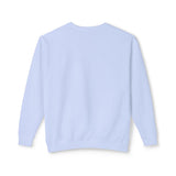 BILLY Unisex Lightweight Crewneck Sweatshirt (White Horizontal Logo) — AVAILABLE IN 5 COLORS