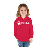 BILLY Core Toddler Pullover Fleece Hoodie (White Horizontal Logo) — AVAILABLE IN 4 COLORS