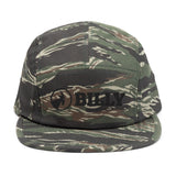 BILLY 5 Panel Cap (Black Horizontal Logo - Embroidery) — AVAILABLE IN 6 COLORS