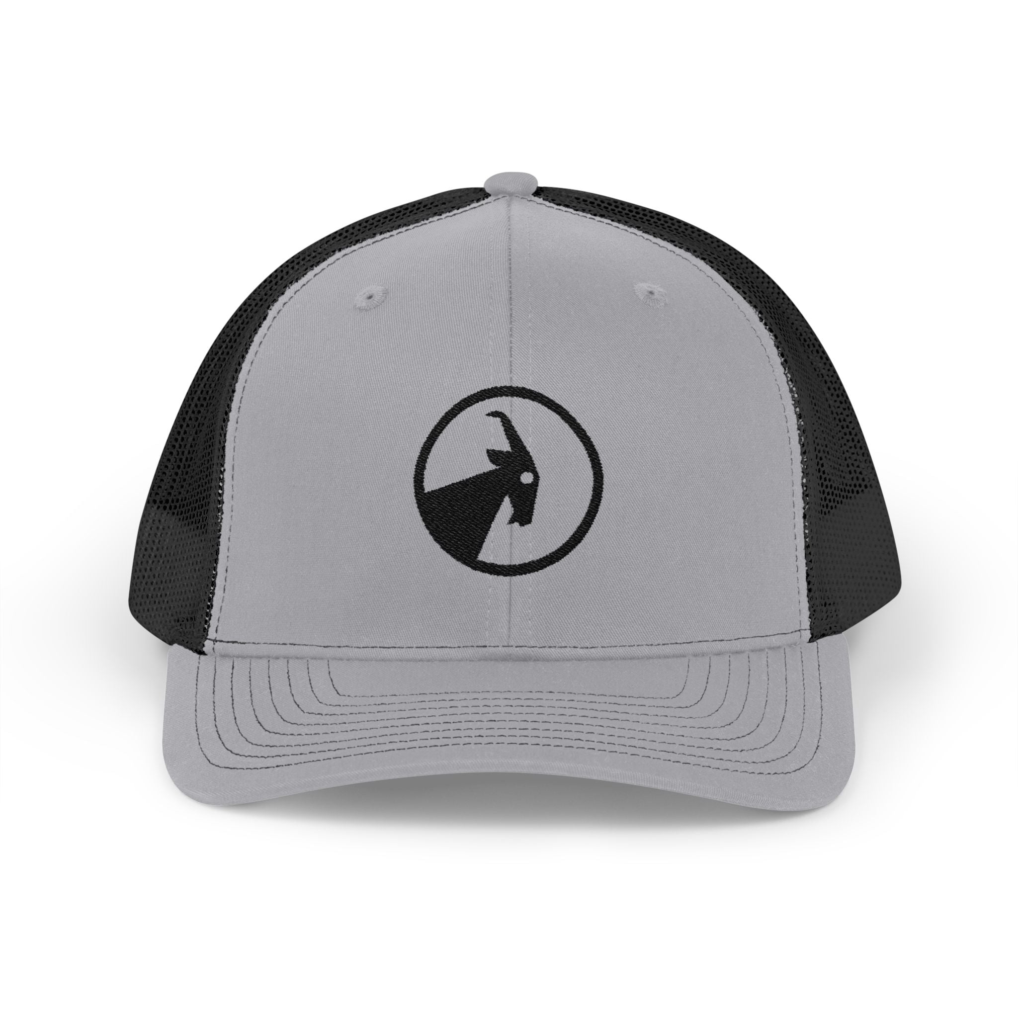 BILLY Snapback Trucker Cap (Black Goat - Embroidery) — AVAILABLE IN 8 COLORS