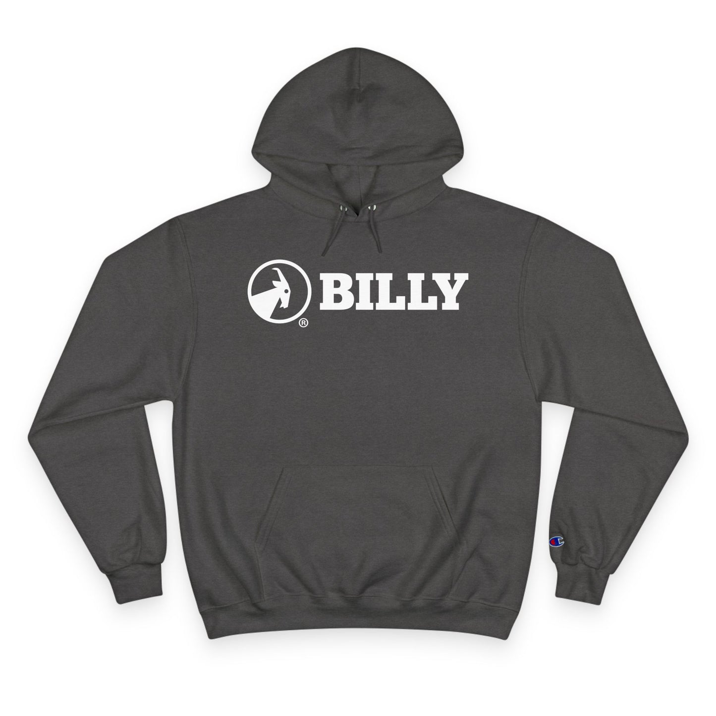 BILLY Core Adult Unisex Hoodie (White Horizontal Logo) - NOW AVAILABLE IN 7 COLORS