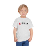 BILLY Toddler Short Sleeve Tee (Red/Black Horizontal Logo) — AVAILABLE IN 5 COLORS