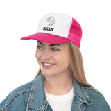 BILLY Foam Trucker Cap (Sasha Splatter - Black Print) — AVAILABLE IN 2 COLORS
