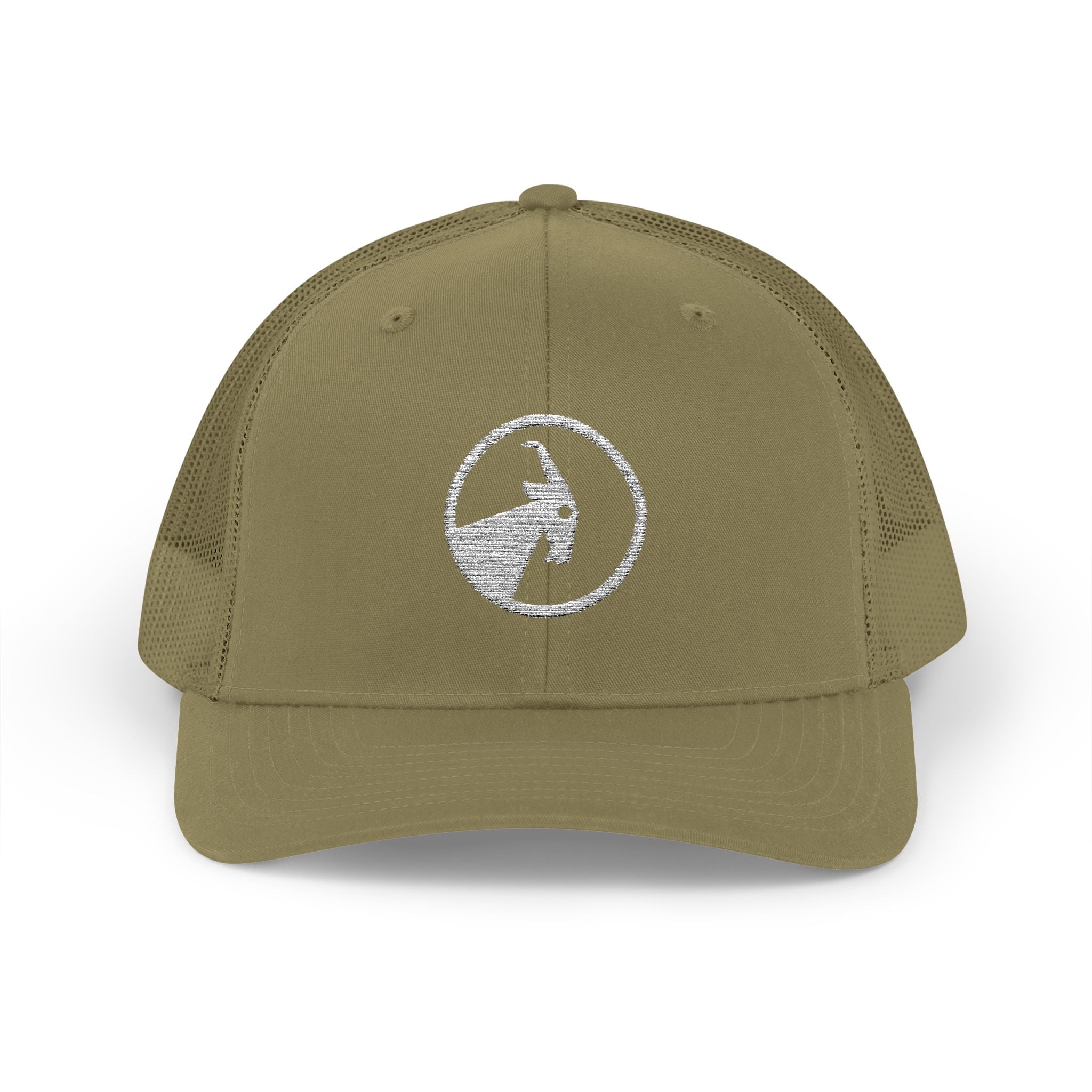 BILLY Snapback Trucker Cap (White Goat - Embroidery) — AVAILABLE IN 8 COLORS