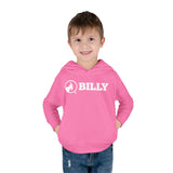 BILLY Core Toddler Pullover Fleece Hoodie (White Horizontal Logo) — AVAILABLE IN 4 COLORS