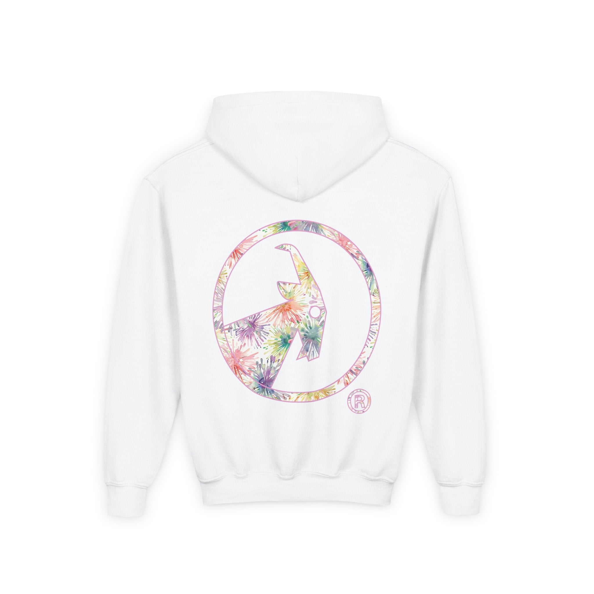 BILLY Core Youth Heavy Blend Hooded Sweatshirt (Floral) - AVAILABLE IN 4 COLORS